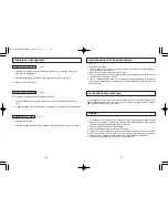 Preview for 14 page of Panasonic ER240 Operating Instructions Manual