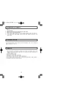 Preview for 20 page of Panasonic ER240 Operating Instructions Manual