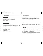 Preview for 22 page of Panasonic ER240 Operating Instructions Manual