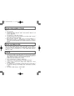 Preview for 24 page of Panasonic ER240 Operating Instructions Manual