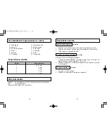 Preview for 27 page of Panasonic ER240 Operating Instructions Manual