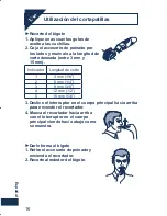 Предварительный просмотр 16 страницы Panasonic ER2403K Operating Instructions Manual