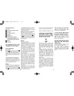 Предварительный просмотр 21 страницы Panasonic ER417 Operating Instructions Manual