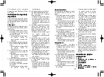 Preview for 46 page of Panasonic ER508 Operating Instructions Manual