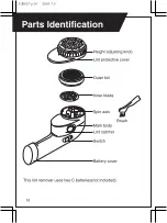 Preview for 10 page of Panasonic ER857 Operating Instructions Manual