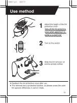 Preview for 13 page of Panasonic ER857 Operating Instructions Manual