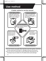 Preview for 14 page of Panasonic ER857 Operating Instructions Manual