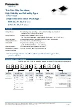 Panasonic ERA 2V Series Quick Start Manual preview