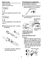 Preview for 3 page of Panasonic ES-113 Operating Instructions Manual