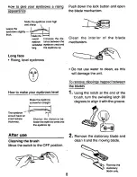 Preview for 9 page of Panasonic ES-113 Operating Instructions Manual