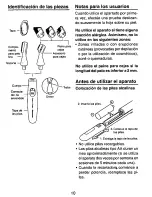 Preview for 11 page of Panasonic ES-113 Operating Instructions Manual