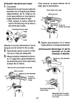 Preview for 13 page of Panasonic ES-113 Operating Instructions Manual