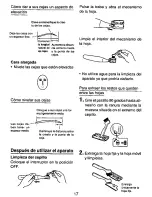 Preview for 18 page of Panasonic ES-113 Operating Instructions Manual