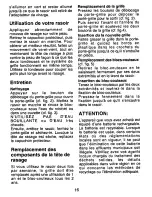 Preview for 16 page of Panasonic ES-208 Operating Instructions Manual