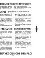 Preview for 8 page of Panasonic ES-2219 Operating Instructions Manual