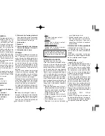 Preview for 9 page of Panasonic ES-2219 Operating Instructions Manual