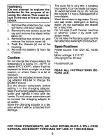 Preview for 8 page of Panasonic ES-3001 Operating Instructions Manual