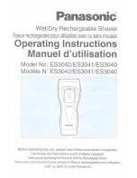 Panasonic ES-3040 Operating Instructions Manual предпросмотр