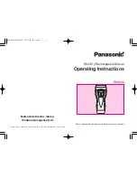 Panasonic ES-3042 Operating Instructions Manual preview