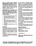 Preview for 8 page of Panasonic ES-364 Operating Instructions Manual