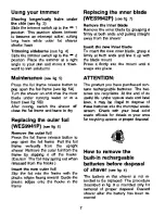 Preview for 7 page of Panasonic ES-366 Operating Manual