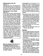 Preview for 8 page of Panasonic ES-4012 Operating Instructions Manual