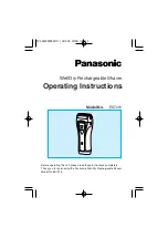 Panasonic ES-7016 Operating Instructions Manual preview