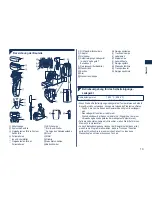 Предварительный просмотр 13 страницы Panasonic ES-7058 Operating Instructions Manual