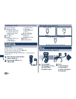 Предварительный просмотр 36 страницы Panasonic ES-7101 Operating Instructions Manual