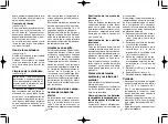 Предварительный просмотр 15 страницы Panasonic ES-8017 Operating Instructions Manual