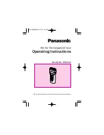 Preview for 1 page of Panasonic ES-8026 Operating Instructions Manual