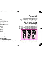 Panasonic ES-8042 Operating Instructions Manual preview