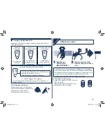 Предварительный просмотр 25 страницы Panasonic ES-8109 Operating Instructions Manual