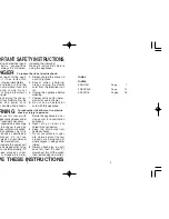 Preview for 2 page of Panasonic ES-8151 Operating Instructions Manual