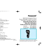 Panasonic ES-8167 Operating Instructions Manual preview