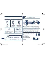 Предварительный просмотр 52 страницы Panasonic ES-8243 Operating Instructions Manual