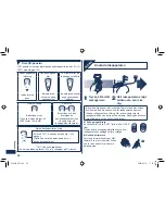 Предварительный просмотр 58 страницы Panasonic ES-8243 Operating Instructions Manual