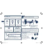 Предварительный просмотр 76 страницы Panasonic ES-8243 Operating Instructions Manual