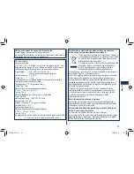 Предварительный просмотр 91 страницы Panasonic ES-8243 Operating Instructions Manual