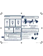 Предварительный просмотр 112 страницы Panasonic ES-8243 Operating Instructions Manual