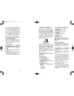 Предварительный просмотр 20 страницы Panasonic ES-8807 Operating Instructions Manual