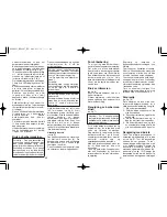 Предварительный просмотр 31 страницы Panasonic ES-8807 Operating Instructions Manual