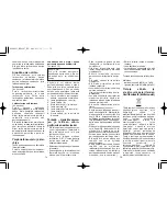 Предварительный просмотр 38 страницы Panasonic ES-8807 Operating Instructions Manual