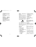 Предварительный просмотр 39 страницы Panasonic ES-8807 Operating Instructions Manual