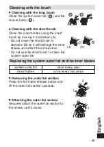 Предварительный просмотр 19 страницы Panasonic ES-ASL1 Manual