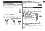 Preview for 11 page of Panasonic ES-BST2R Operating Instructions Manual