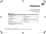 Предварительный просмотр 3 страницы Panasonic ES-CT21 Operating Instructions Manual