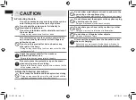 Предварительный просмотр 6 страницы Panasonic ES-CT21 Operating Instructions Manual