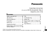 Preview for 21 page of Panasonic ES-CT30 Manual