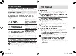 Preview for 174 page of Panasonic ES-CV51 Operating Instructions Manual